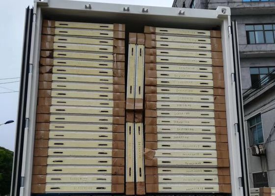 Προσαρμοσμένο 100mm κρύο δωμάτιο πυκνότητας αιθουσών αποθήκευσης επιτροπής δροσίζοντας 42KG/M3 για την αποθήκευση κρέατος
