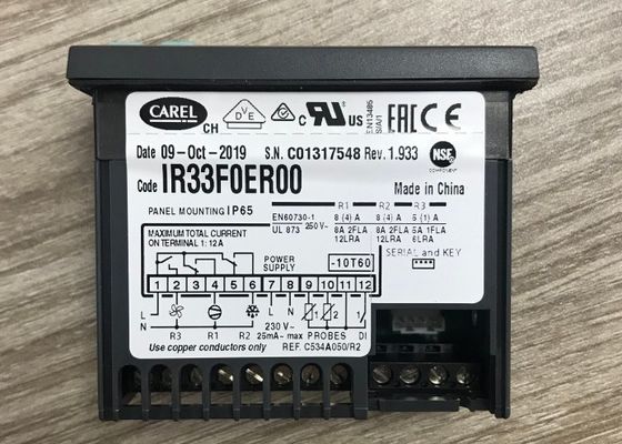 Δωμάτιο ψυκτήρων IR33SOER00 IR33FOSER00 Carel Temperature Controllers For Chiller