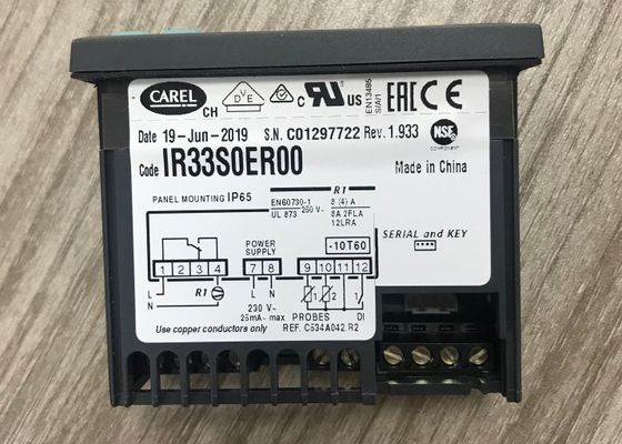 Δωμάτιο ψυκτήρων IR33SOER00 IR33FOSER00 Carel Temperature Controllers For Chiller